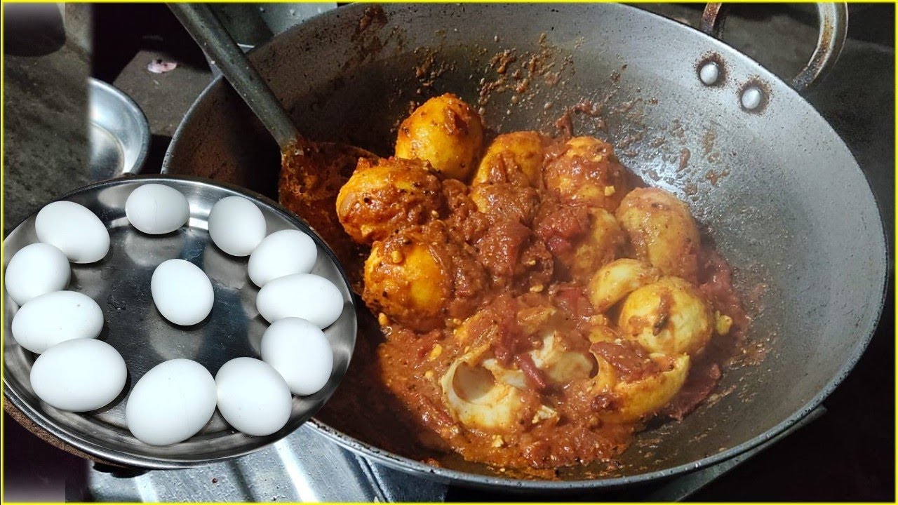 Egg Curry Cooking, Tapa Bihari