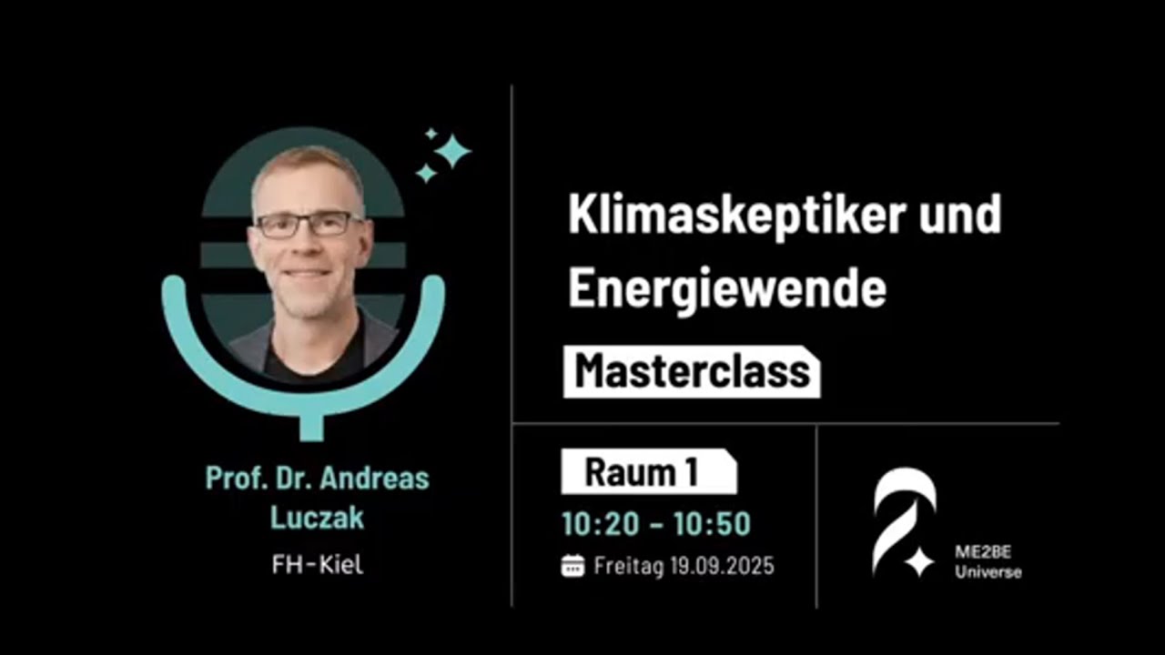 Der Klimaskeptiker und die Energiewende – Vortrag von Prof. Andreas Luczak