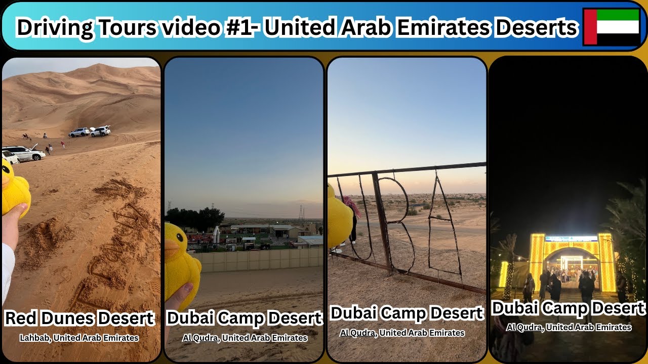 Driving Tours - Deserts in the United Arab Emirates 🇦🇪