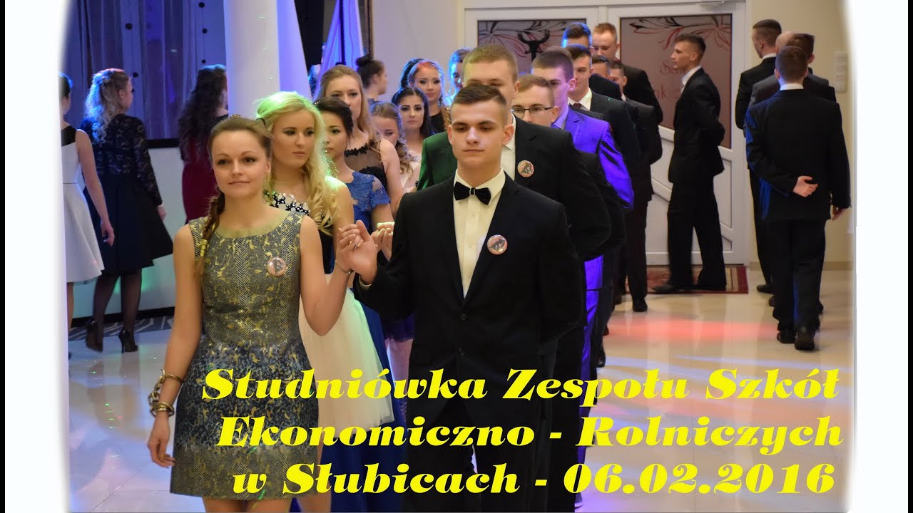 Studniówka Zespołu Szkół Ekonomiczno-Rolniczych w Słubicach - 06.02.2016