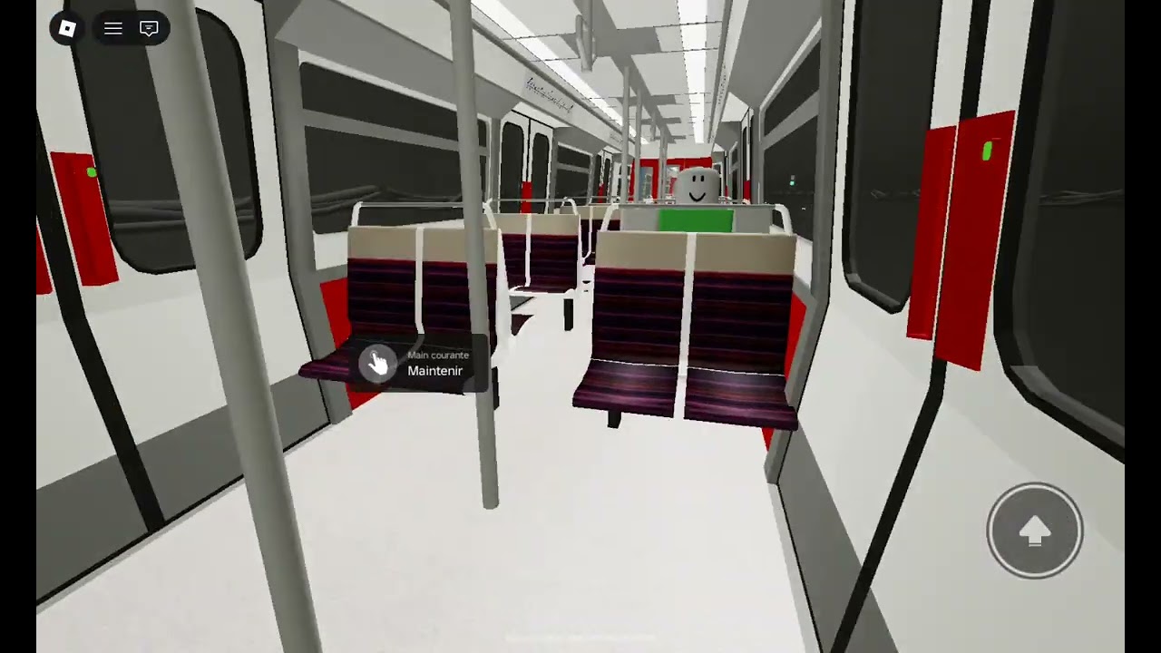 Paris métro ligne 16 (roblox) retournement à odéon et aller vers Luxembourg
