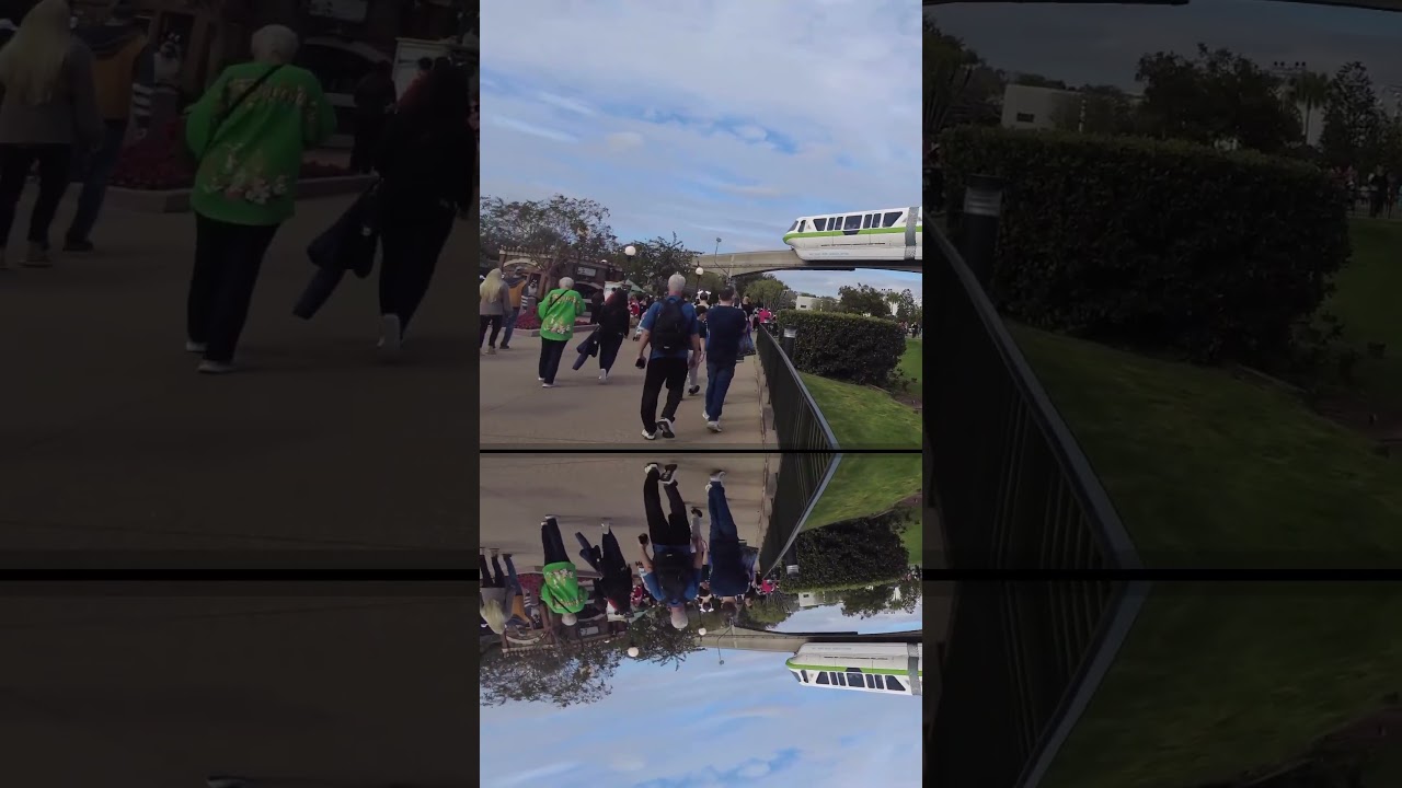 EPCOT&rsquo;s Monorail Madness #disney  #transportation #shorts