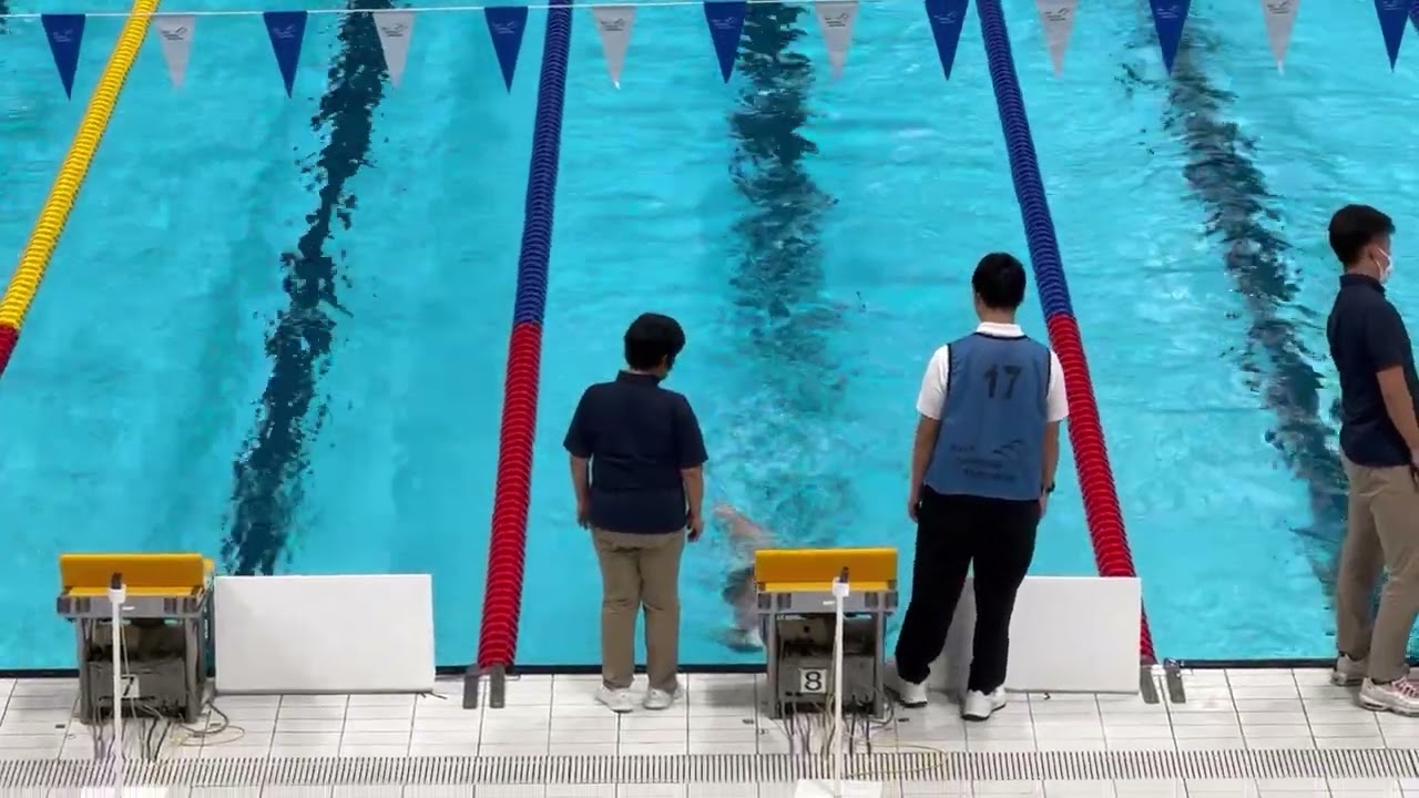 20251215 東京都マスターズ水泳選手権大会(50m) 400m個人メドレー8レーン　白キャップ