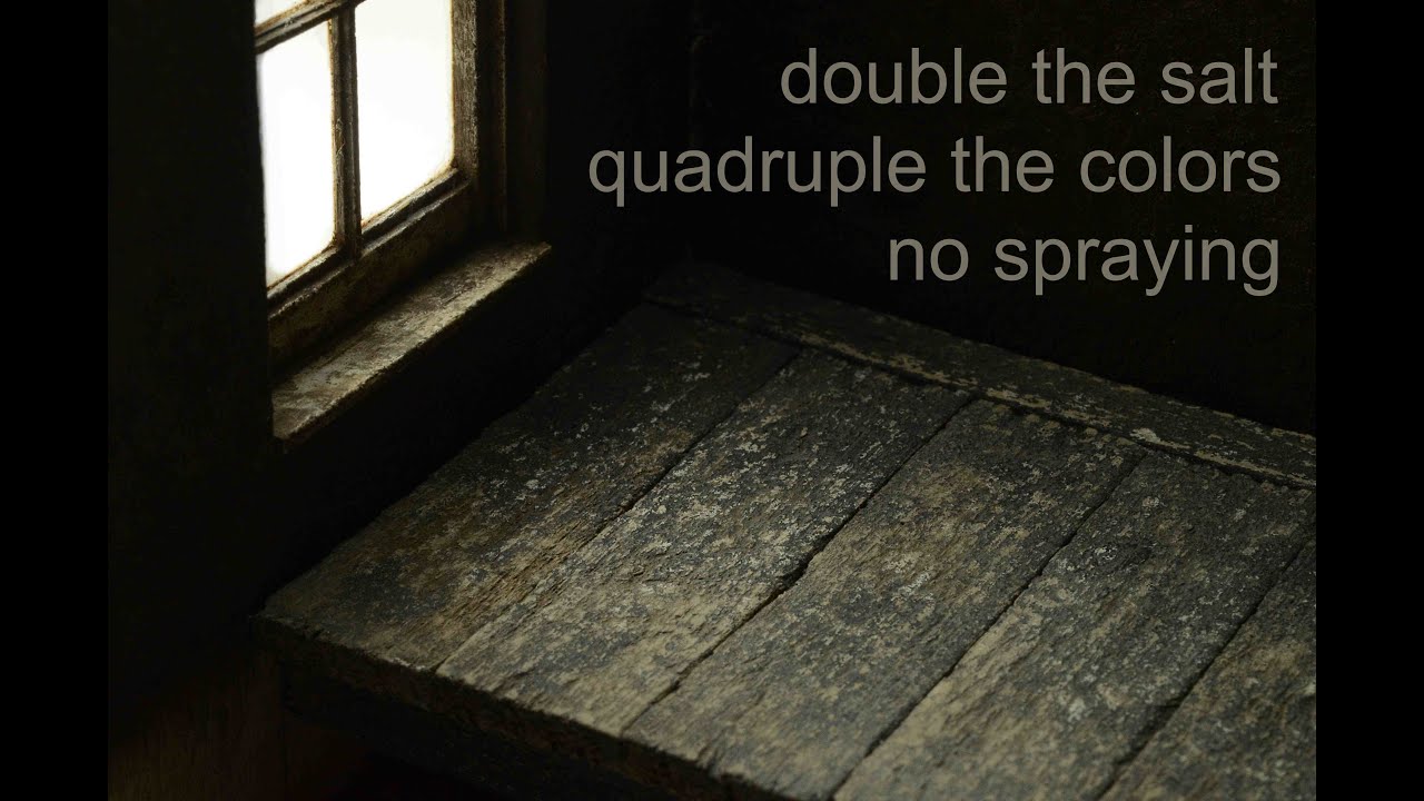 Double the Salt - Quadruple the Colors - No Spraying