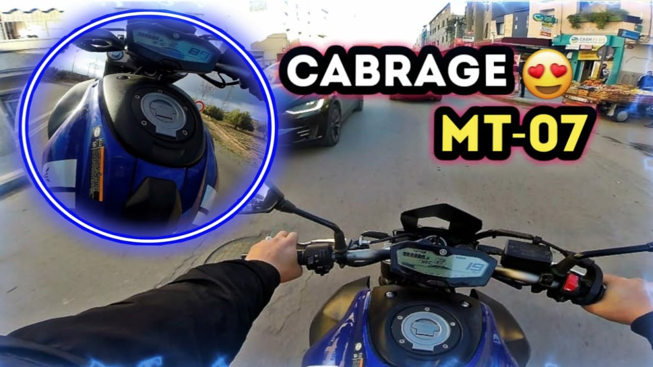 1- Cabrage Mt-07: لبلبالة ف شوارع وجدة 🔥