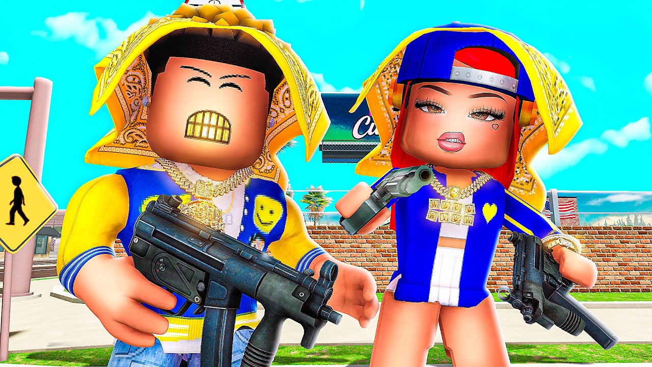 I Took My GIRLFRIEND To The HOOD In Roblox BLOCKSPIN!!