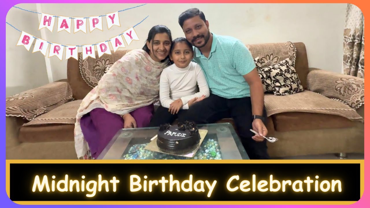 Midnight Birthday Celebration | Marathi Vlog 931 |