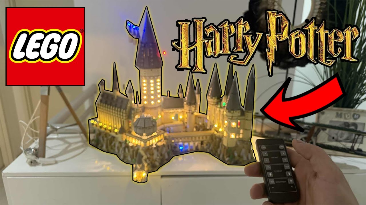 Can These Lights Make THE LEGO Hogwarts Magical? - Bright My Bricks ft