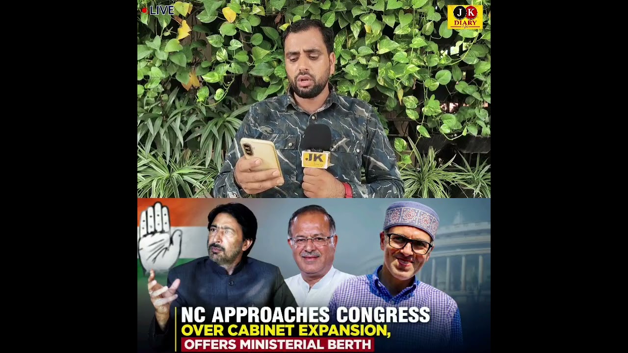 NC approaches Congress over cabinet expansion, offers ministerial berths.