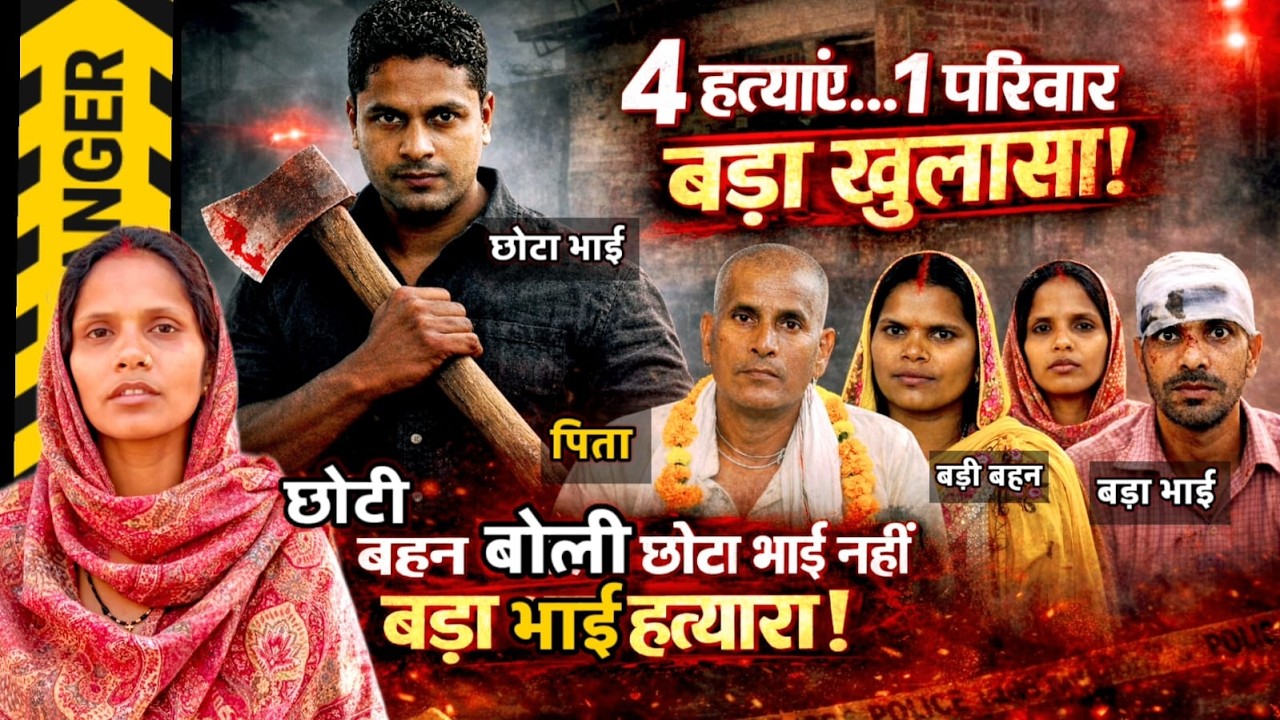 Bahraich News : 4 हत्याओं की उलझी गुत्थी… बड़ा या छोटा बेटा कौन है असली हत्यारा? बहन का बड़ा खुलास?