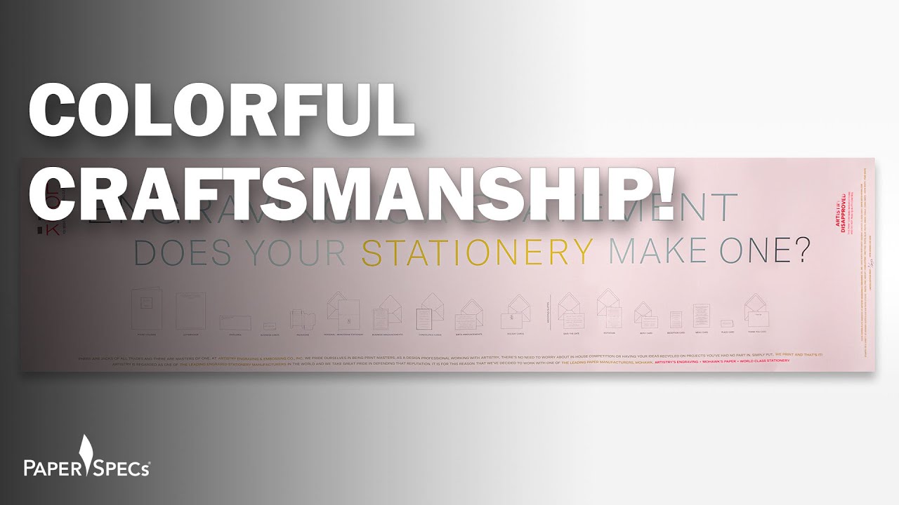 PaperSpecs.com | Paper Inspiration #401 &ndash; Engraving is a Statement