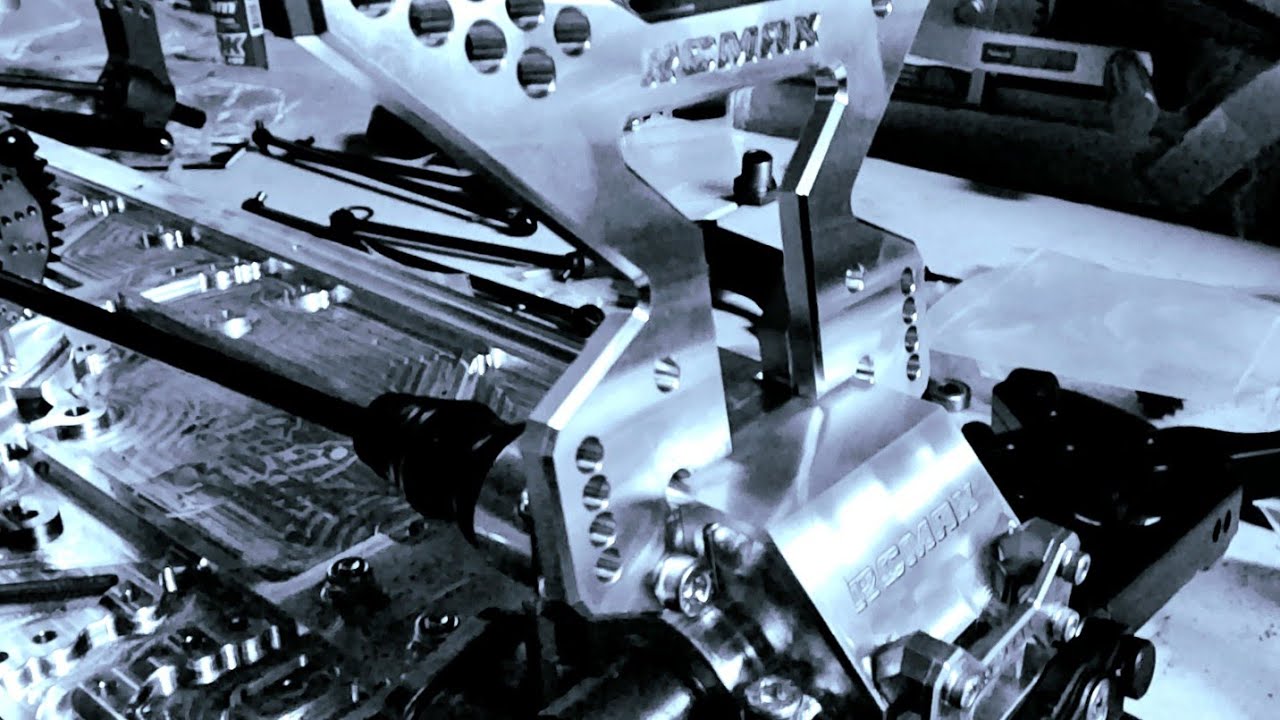 TAYLOR RC LOSI 5IVE-T 2.0 RC BUILD HUBS AND SHOCK TOWERS PART 4