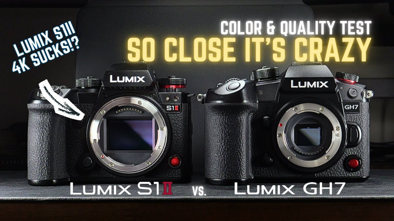 Lumix S1II vs GH7 — Color So Close it's crazy! But… Weird 4K Aliasing on the S1II?!