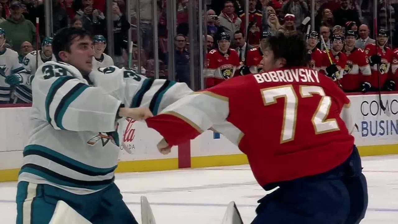Úterní NHL🔥🔥❤️❤️Goalie Fight