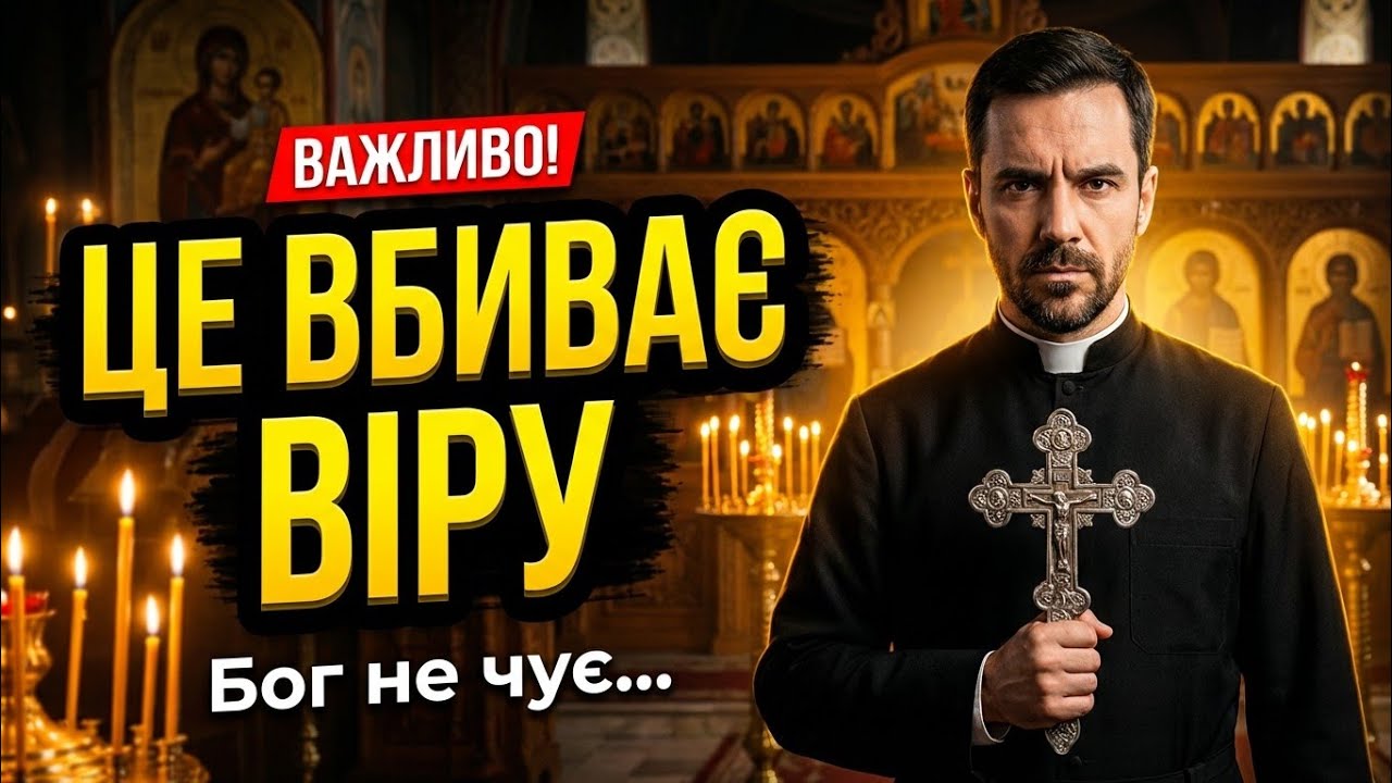 6 звичок, які непомітно ВБИВАЮТЬ віру.