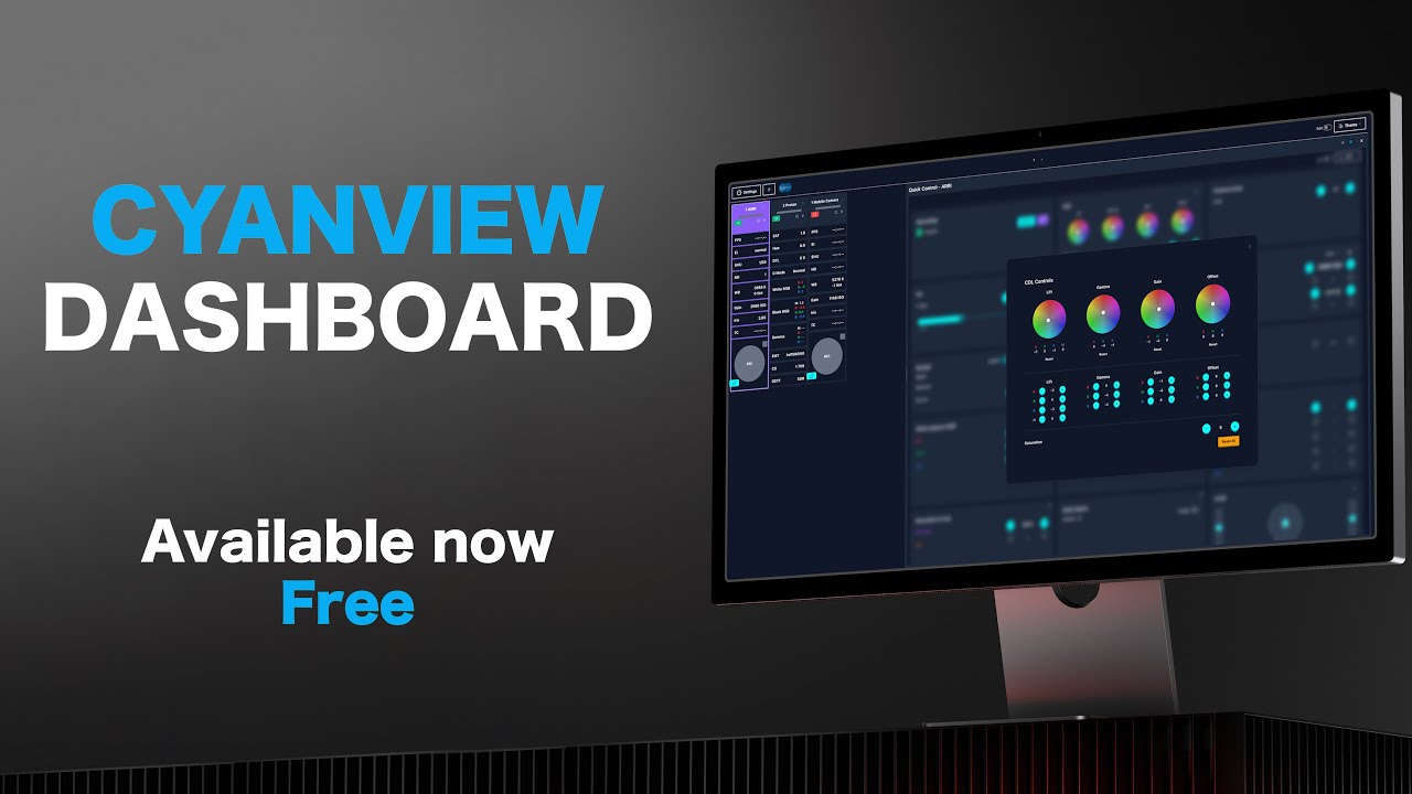 Introducing the Cyanview Dashboard !
