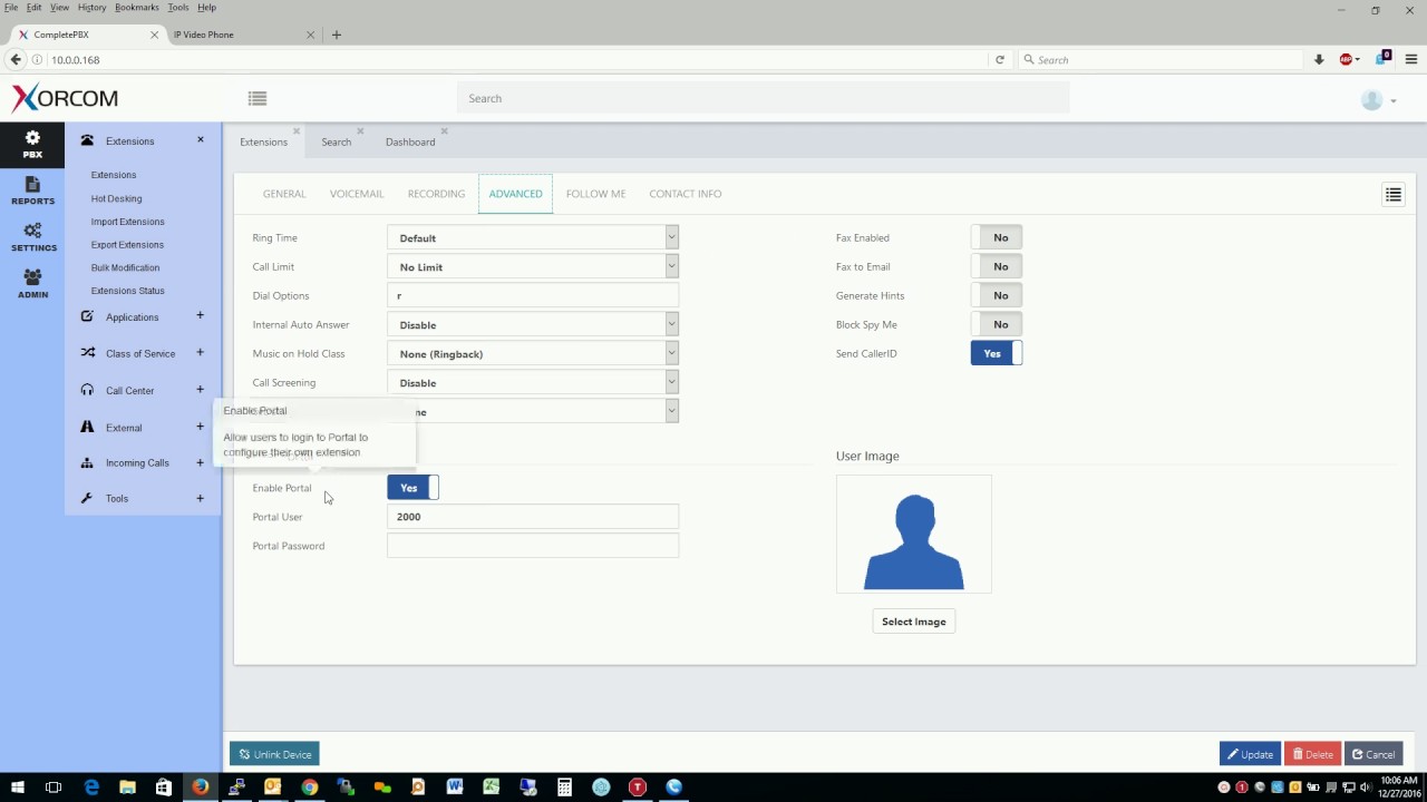 Free PBX training video - how to create extensions in virtual PBX, training course