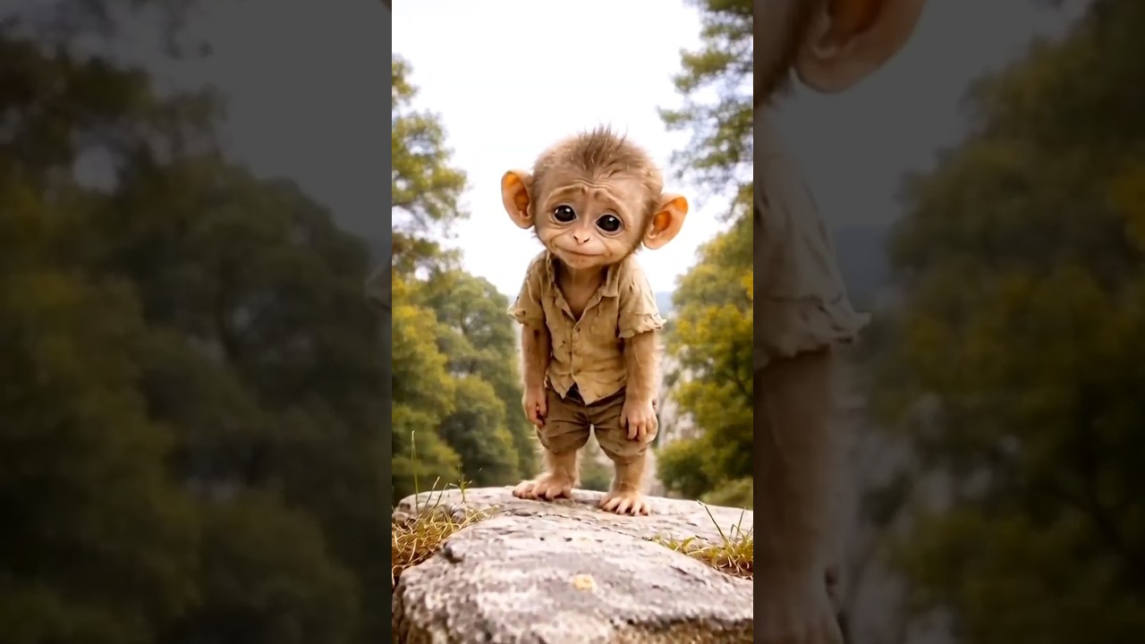 A Monkey Saved Everyone’s Life 😭🐒 Emotional Moral Story Short video