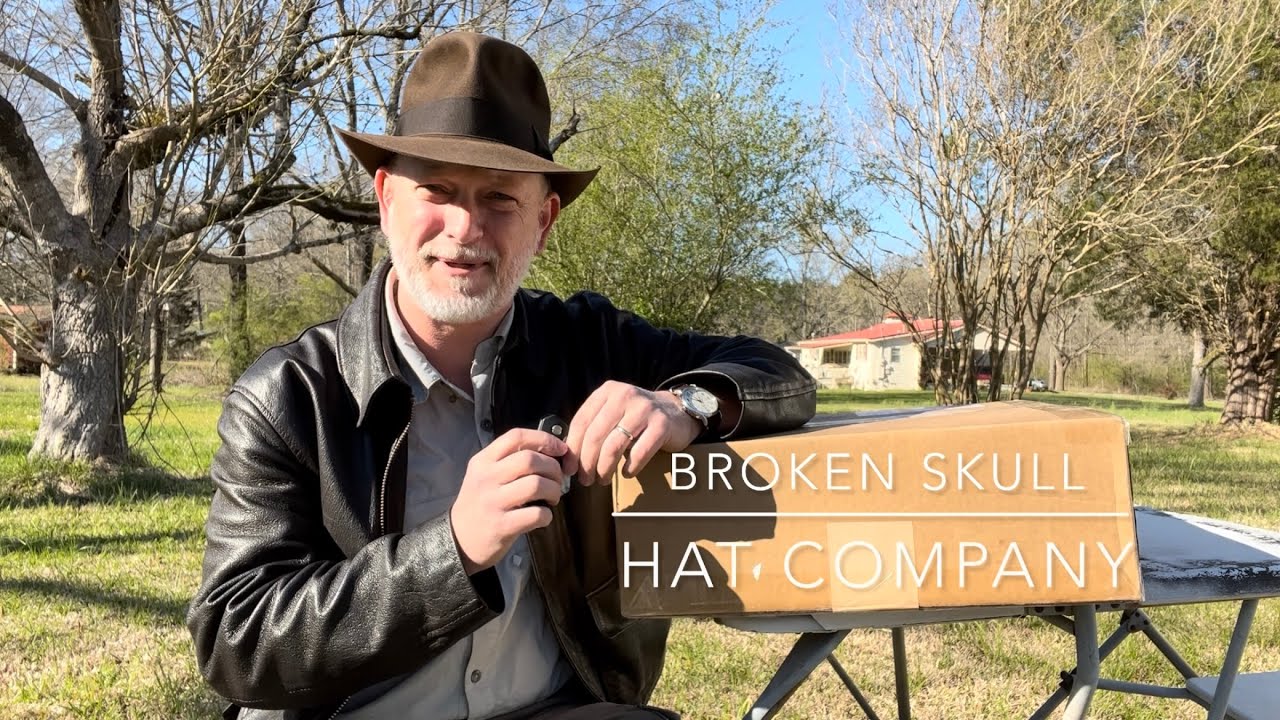 Broken Skull Hat Co. Indiana Jones Hat unboxing and review!