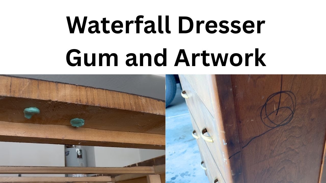Waterfall Dresser Makeover