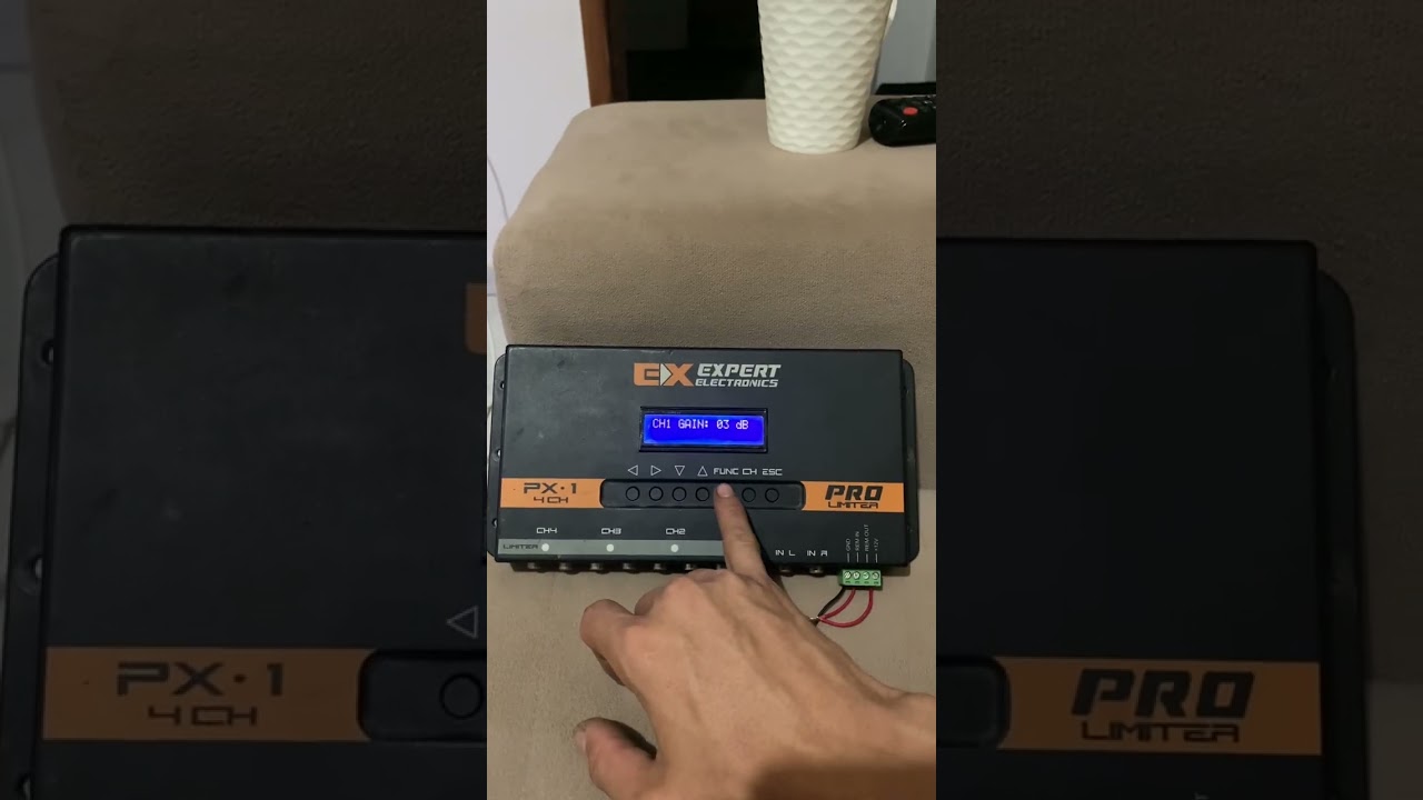 PX1 pro limiter Expert configurando Subwoolfer parte 01