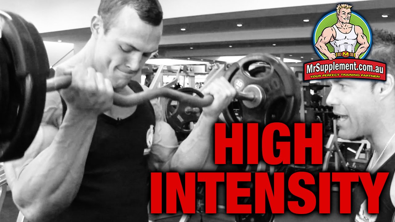High Intensity EZ Bar Bicep Curl