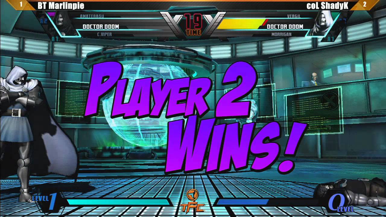 UMVC3 Top 8 BT MarlinPie vs coL ShadyK - The Fall Classic Tournament