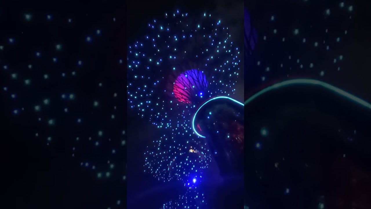 Light and sound show, Garden Rhapsody, Supertree grove, Gardens by the bay