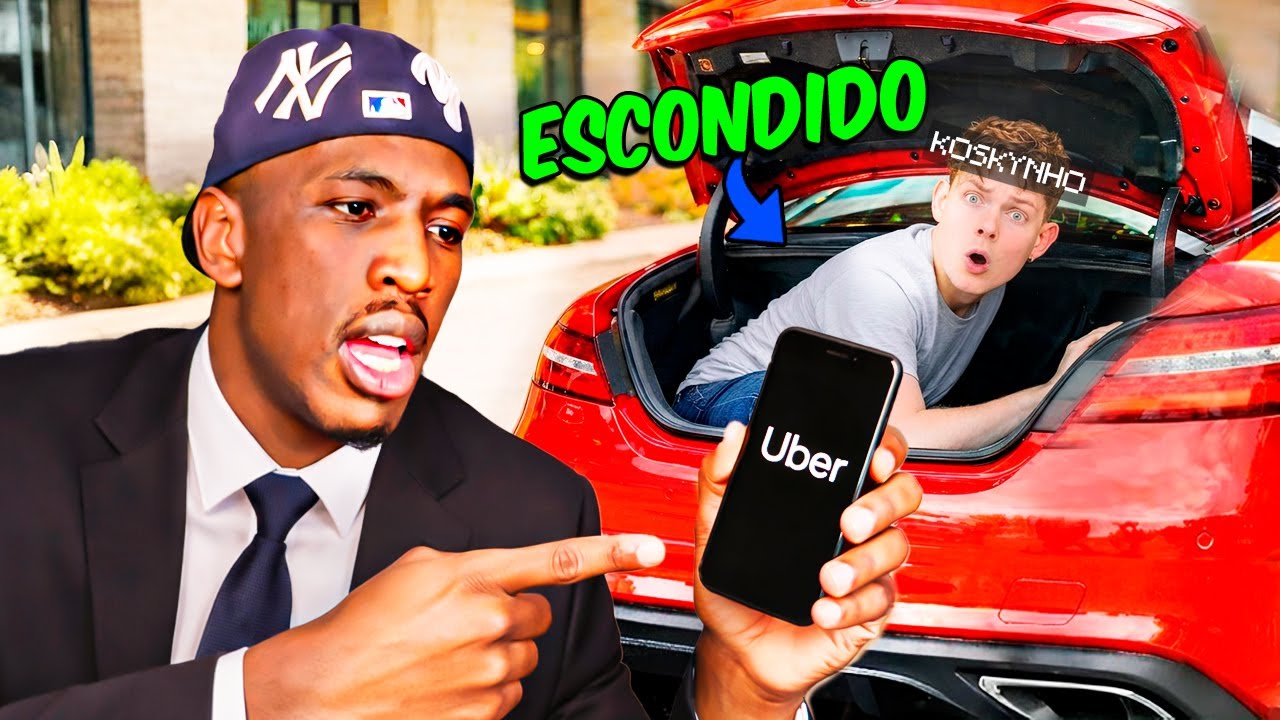 FONTINNELE Escondeu o KOSKY na Mala e Foi RODAR DE UBER...