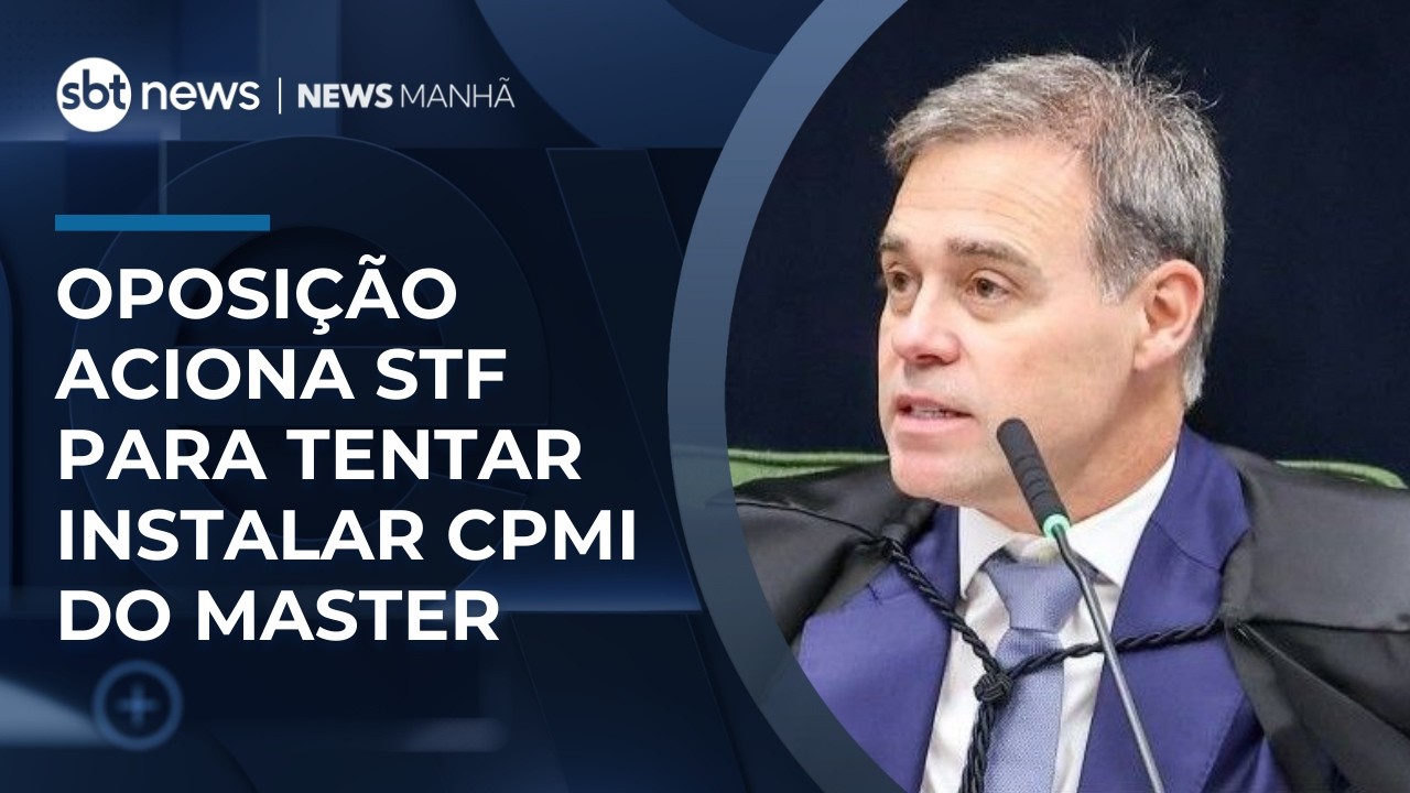 Oposição aciona STF para tentar instalar CPMI do Banco Master | #NewsManhã
