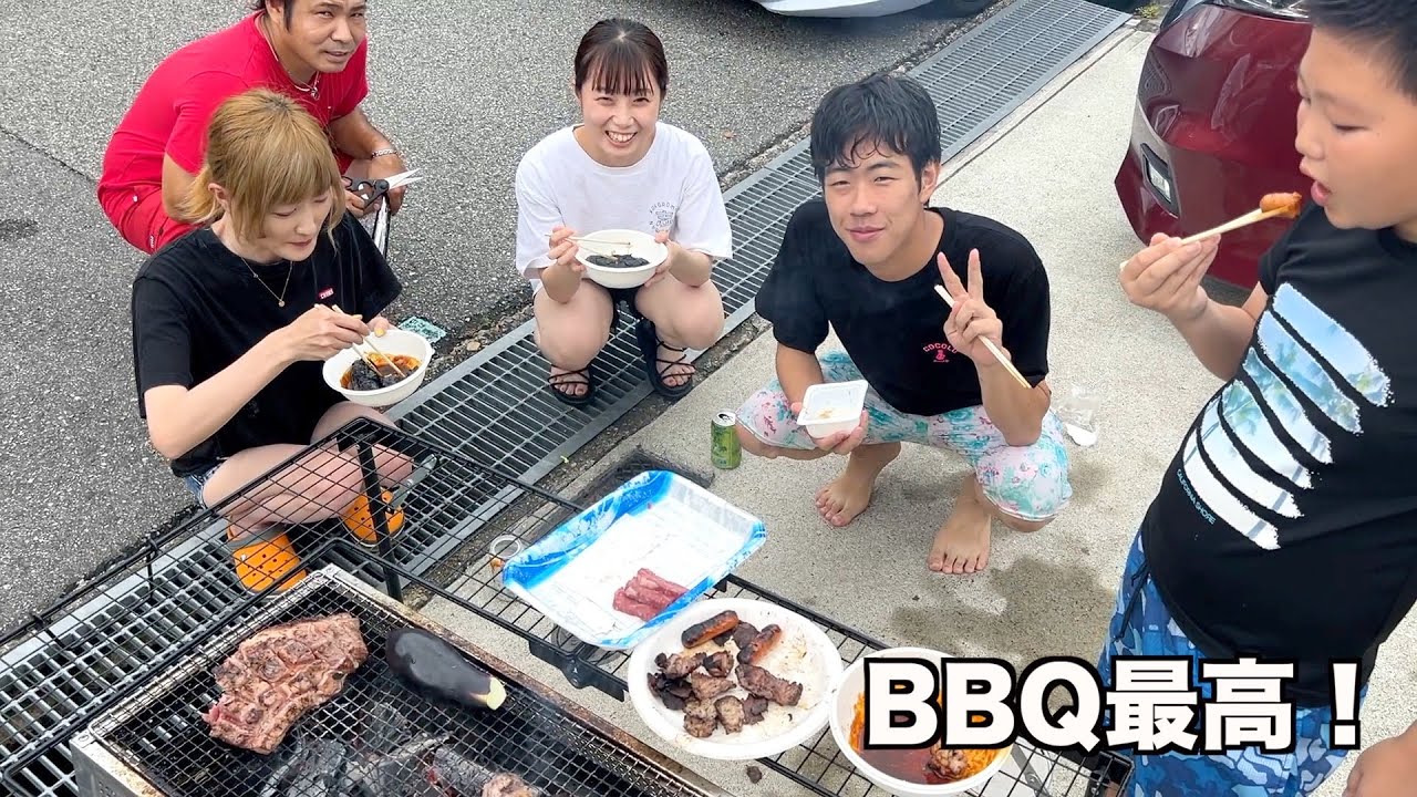 ココロマン家の夏はまだまだ終わりません！！飯テロBBQにプール遊び！【ココロマン普段の様子】