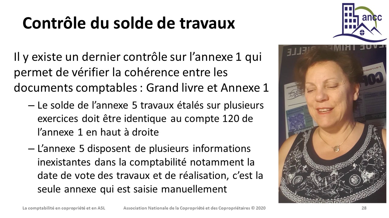 ANCC   La comptabilité en copropriété et en ASL   Partie 2