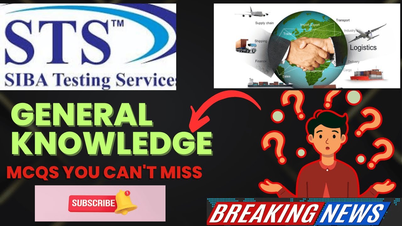 STS Most Important MCQs | General Knowledge for One Paper Exams #sibatestingservice #stsjobs2026