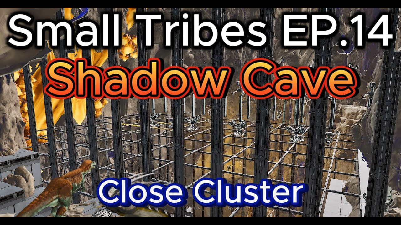 Shadow Cave Wipe on Close Cluster || Ark Survival Ascended Small Tribes PvP