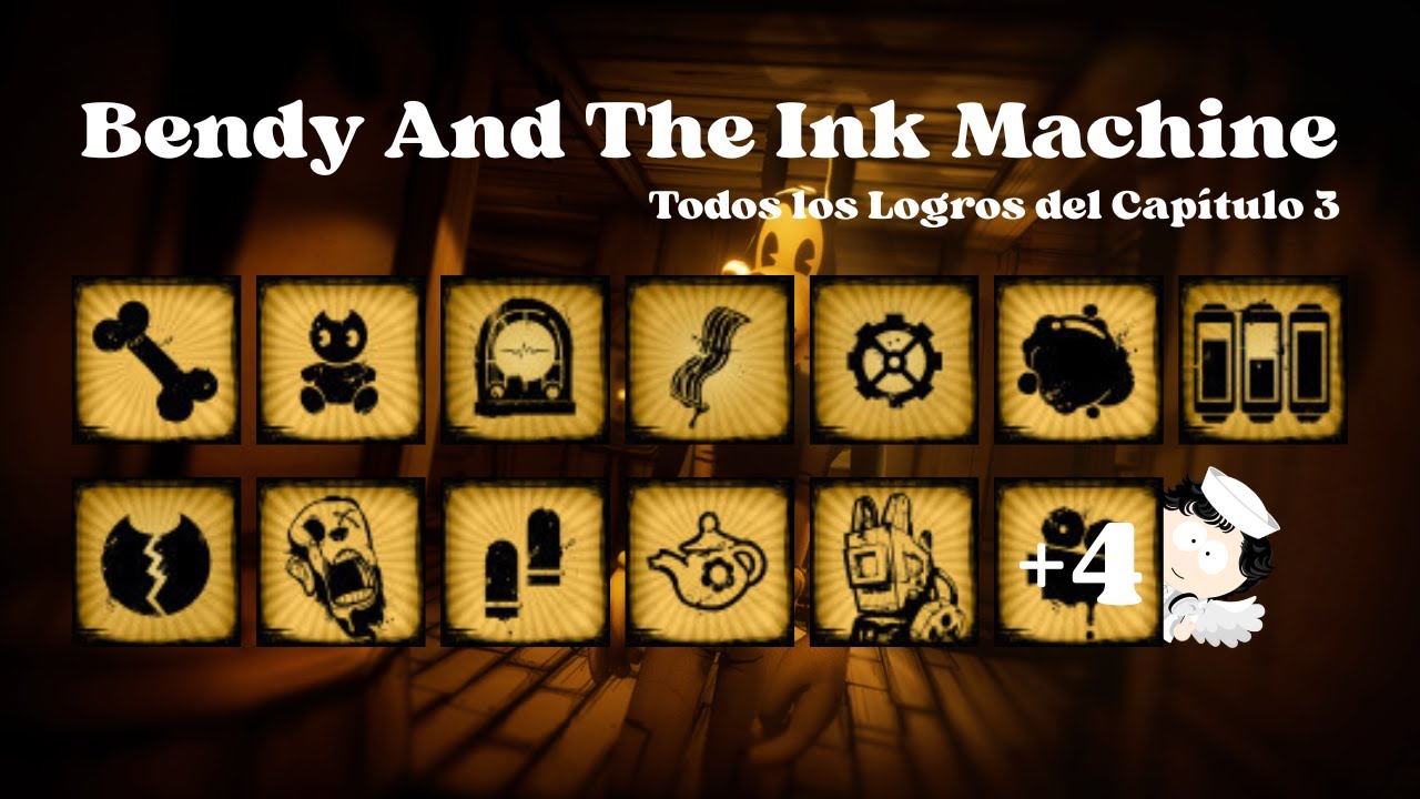 Bendy and the Ink Machine Capítulo 3 Todos los Logros en Español Latino