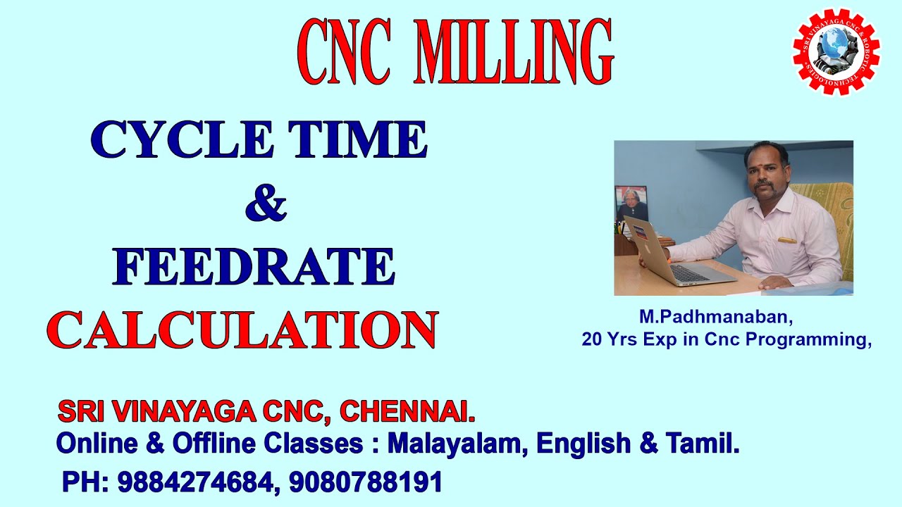 CYCLE TIME CALCULATION FOR CNC MACHINE – CYCLE TIME CALCULATION FOR CNC PRODUCT -