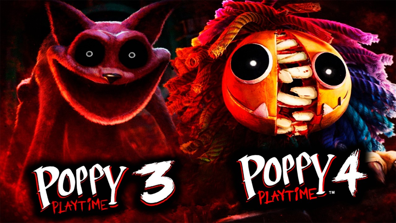 Poppy Playtime 3 & 4 - Primeira Vez Jogando