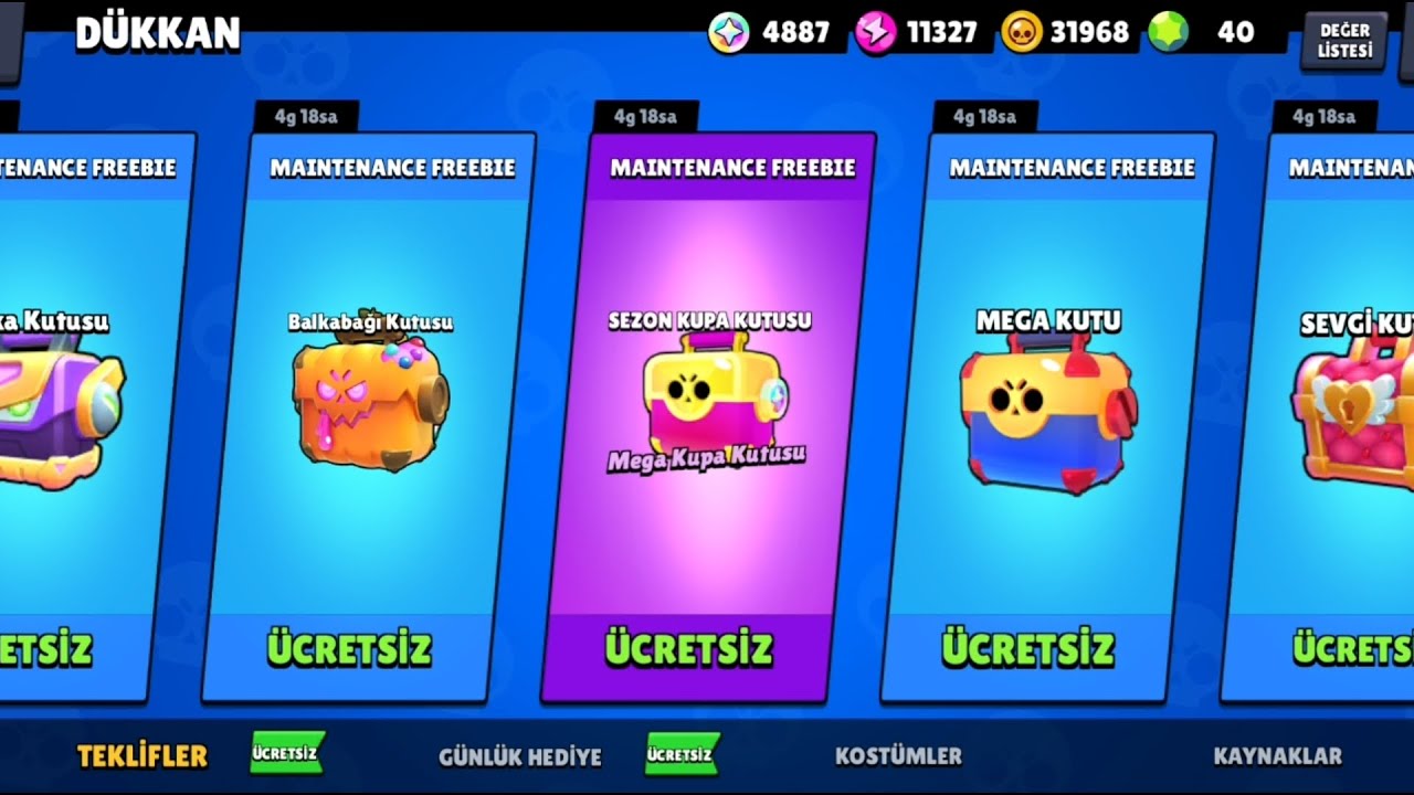 YENİ GÜNCELLEME YENİ TAZMİNAT YENİ SAVAŞÇI SIRİUS BRAWL STARS
