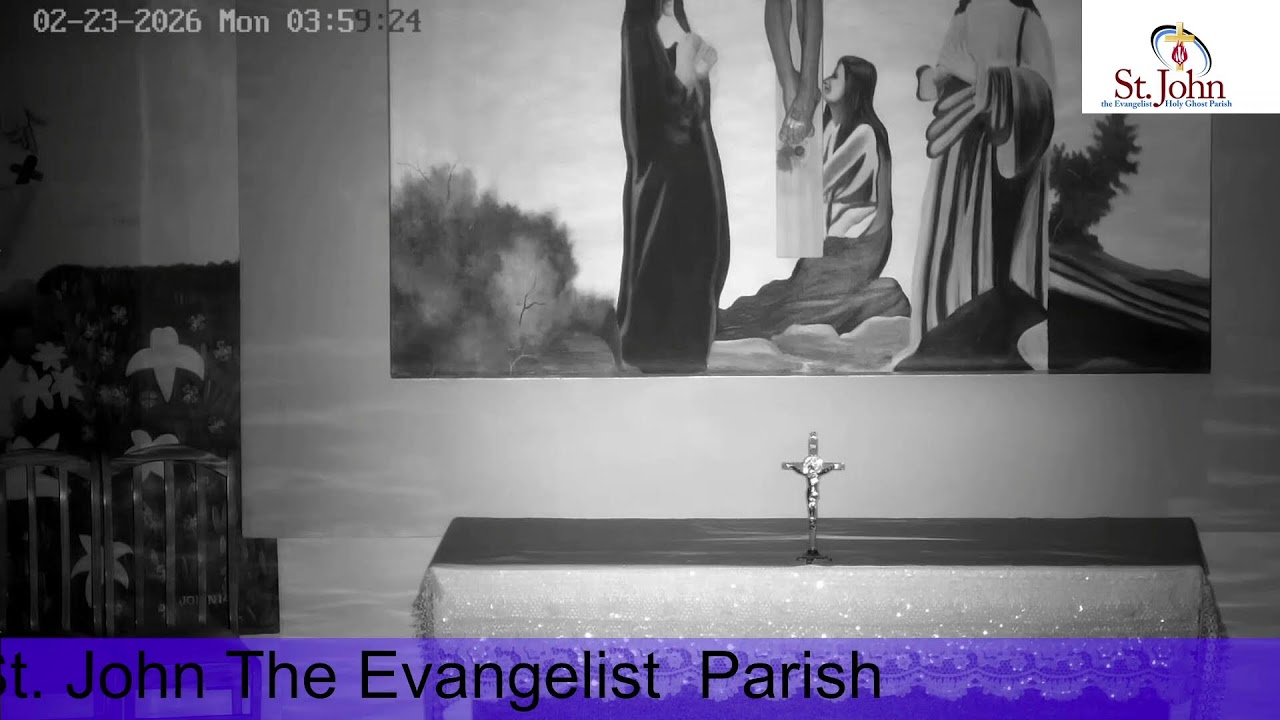 St John the evangelist First Sunday of Lent Year A 5:00 P.M Mass 2/22/2026