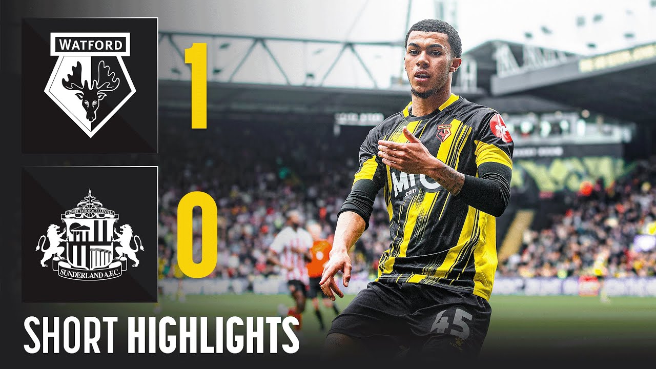 Andrews Secures HOME WIN! 🙌 | Watford 1-0 Sunderland | Short Highlights