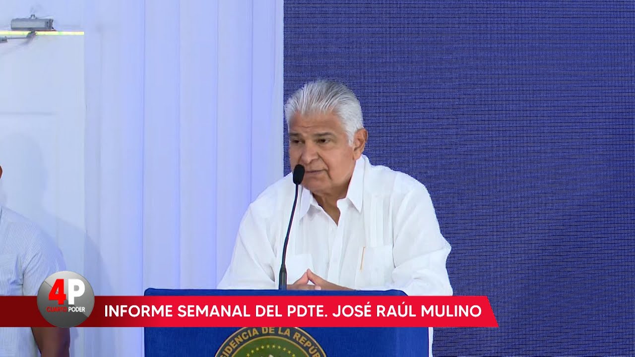 Conferencia del presidente de Panamá, José Raúl Mulino: 13 de noviembre de 2025