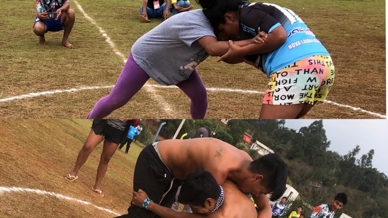 123 Anos Rio Das Cobras Jogos Culturais Indígena ( Parte 5) LUTA CORPORAL