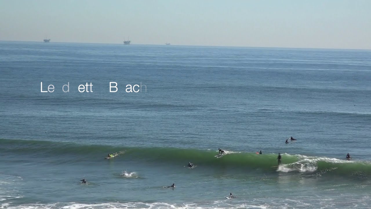 Surfing Santa Barbara Leadbetter Beach