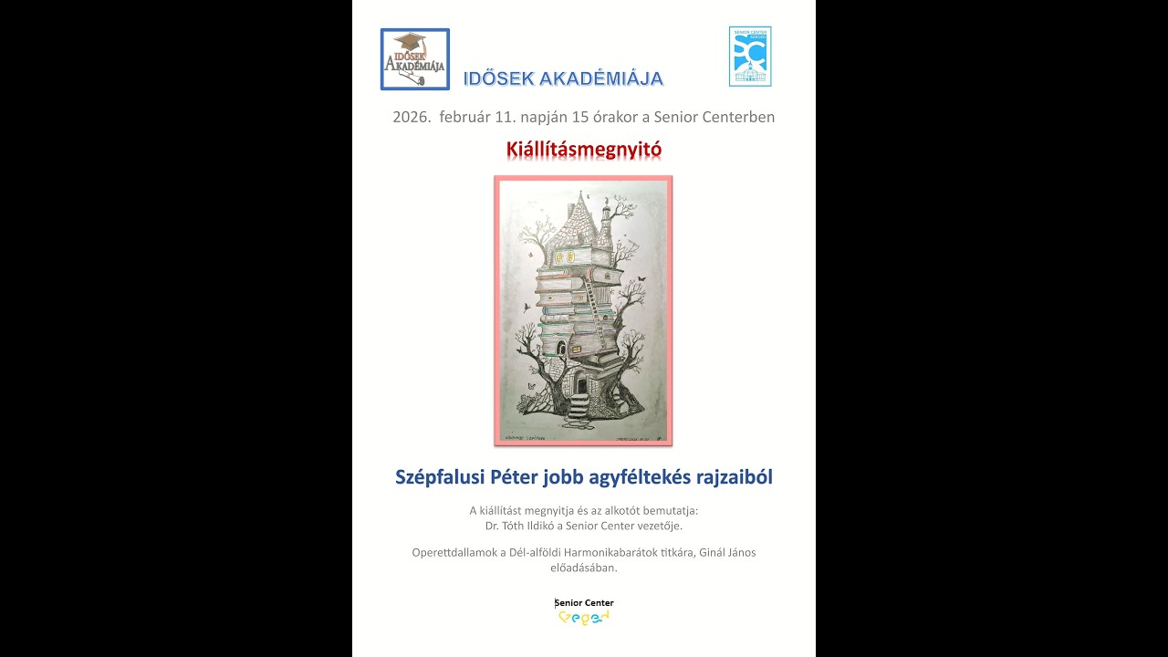 Szépfalusi Péter jobb agyféltekés rajzok megnyitó 2026 02 11