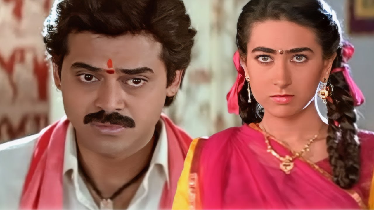 तुझे मैं जिंदा नहीं रेहने डुंगा | Anari | Karisma Kapoor | Venkatesh | Hindi Romantic Movie (2/6)
