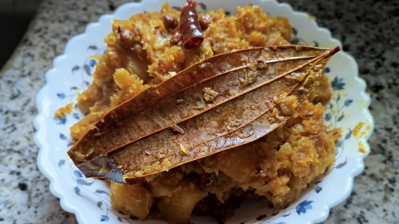 নিরামিষ পেঁপের ঘন্ট/#পেঁপেরঘন্ট/#peperghonto/#peperrecipe