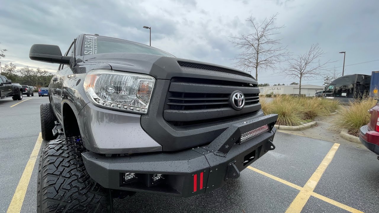 4k | How To Install a Custom Bumper on a Toyota Tundra