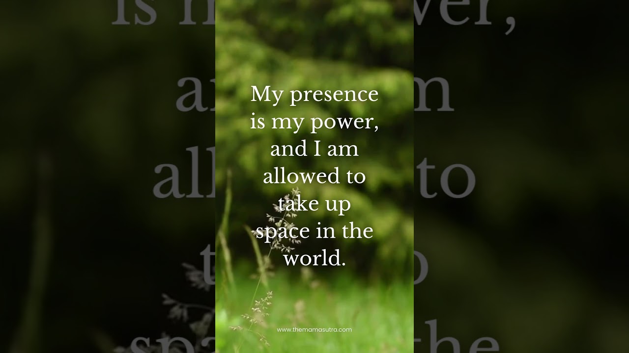 Powerful Presence: Taking Up Space Authentically 🌌