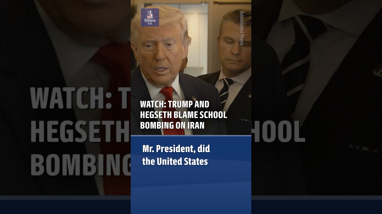 Trump and Hegseth Blame Iran for Deadly School Strike #news #trump #petehegseth #iranwar #iran