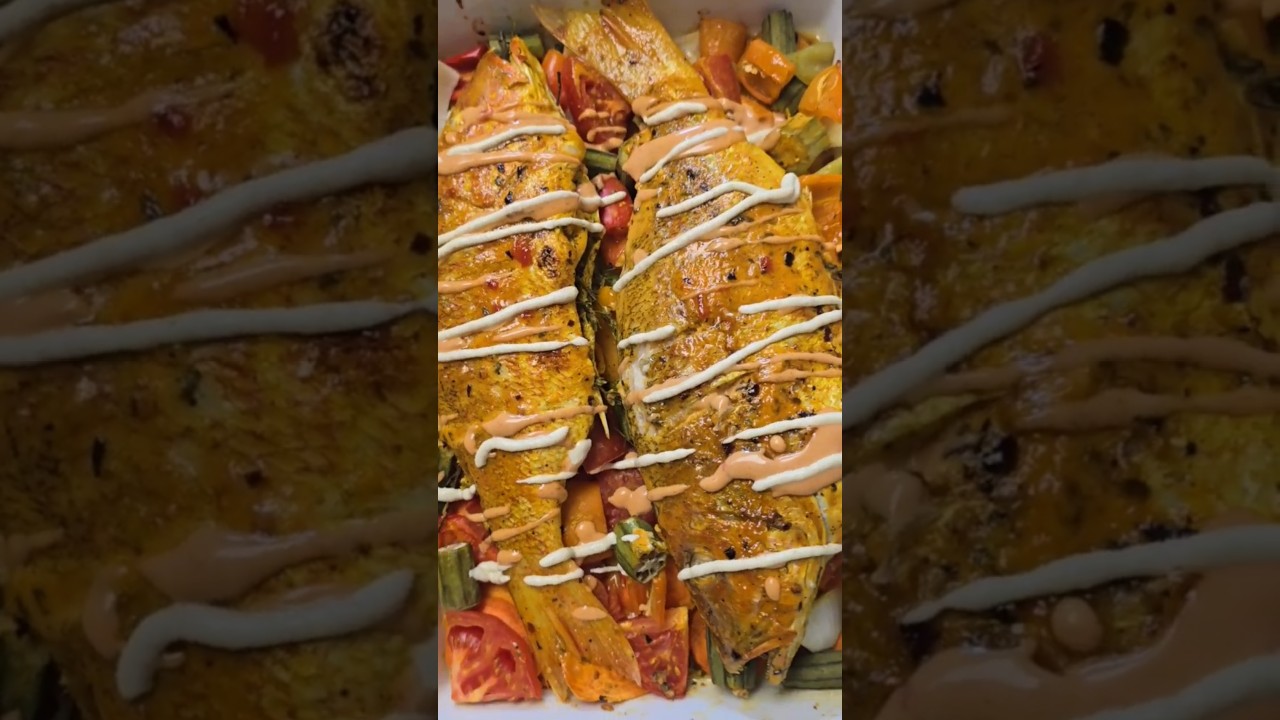 Whole Baked Snapper